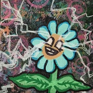 Floral Chaos Mini Painting